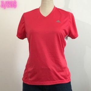 Adidas - Pink Climacool active short sleeve tee